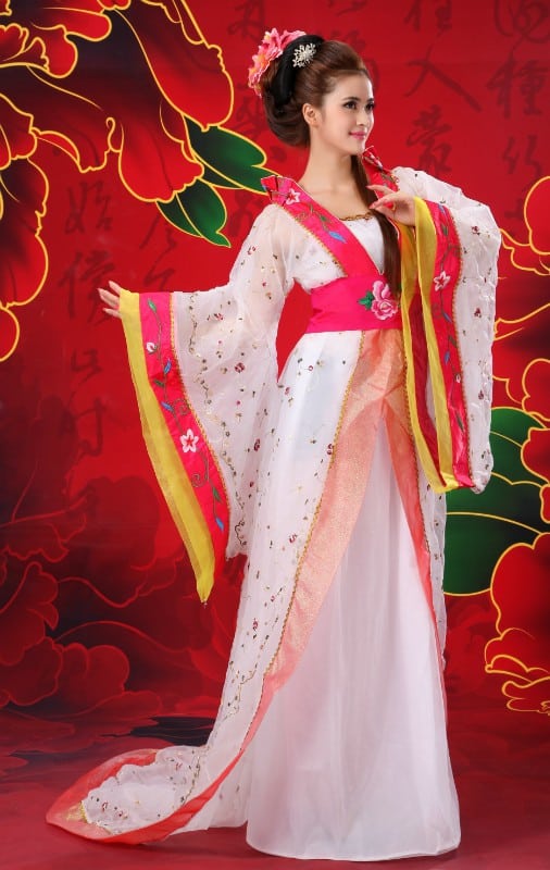 Ancient Chinese Dress Fairy Pink Hanfu Dance Dress - Hanfumodern