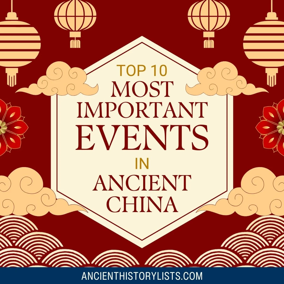 Most Important Events in Ancient China